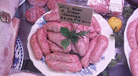 Wild Boar and Cider Sausages